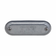 Product image for Crouse-Hinds 270 3/4" Sheet Steel Form7 Wedge Nut Conduit Blank Cover