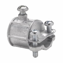 Product image for Crouse-Hinds Series 780DC 1/2 x 3/8 Inch Die-Cast Zinc EMT to FMC Combination Coupling