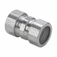 Product image for Crouse-Hinds CPR22US 3/4" Compression Straight Rigid Coupling, Malleable Iron (USA)