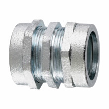 Product image for Crouse-Hinds CPR26 2" Compression Straight Rigid Coupling, Malleable Iron