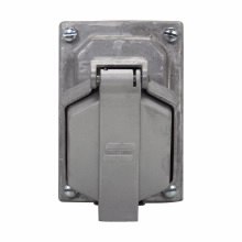 Product image for Crouse-Hinds Series CPS152R 20 Amp 3-Pole 2-Wire Receptacle Unit