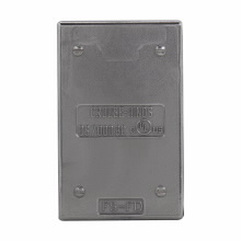 Product image for Crouse-Hinds Series DS7000BC Stainless Steel Conduit Device Box Blank Cover