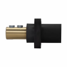 Product image for Crouse-Hinds Series E1016-1706 600 VAC/VDC 2 to 4/0 AWG Blue Elastomeric Double Set Screw Male Receptacle