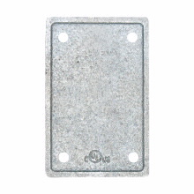 Product image for Crouse-Hinds FBCM1 Malleable Iron Type FS and FD Device Box Flat Blank Cover