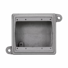 Product image for Crouse-Hinds FD062 2 Gang Deep Cast Device
