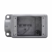 Product image for Crouse-Hinds FD2 3/4" Hub, 1-Gang Deep Device Box