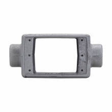 Product image for Crouse-Hinds FSC252 3/4" Single Gang, Cast Device, Shallow Double Face