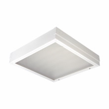 Product image for Crouse-Hinds FT440 60 Hz, 2ft x 4ft, Acrylic Lens, T12ES, Copper-Free Aluminum, Recessed Ceiling Mount, 4-Lamp, 120 Vac, 34W