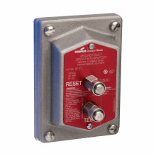 Product image for Crouse-Hinds Series GFS1 125 VAC 5 mA Ground Fault Circuit Interrupter