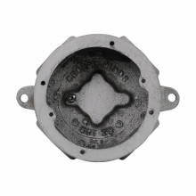 Product image for Crouse-Hinds GRF29 4" Round Outlet Box, Iron Alloy, 1-15/16" Deep, Untapped Surface