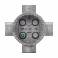 Product image for CRSH GUAX260 OUTLET BODY 3/4