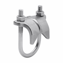 Product image for Crouse-Hinds Series RAC75SS 3/4 Inch Stainless Steel Right Angle Rigid Conduit Clamp
