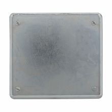 Product image for Crouse-Hinds S1002G 2-Gang Cast Iron Surface/Flush Mount Blank Device Box Cover