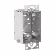 Product image for Crouse-Hinds Series TP116 3 x 2 x 2 Inch Steel Gangable Switch Box