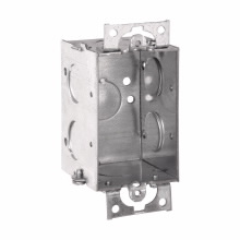 Product image for Crouse-Hinds TP130 3" x 2" x 2" Steel Gangable Switch Box