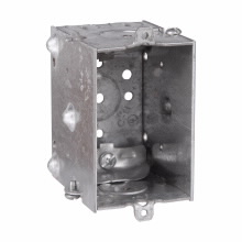 Product image for Crouse-Hinds Series TP158 3 x 2 x 2-1/2 Inch Steel Gangable Switch Box