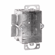 Product image for Crouse-Hinds TP217 3" x 2" x 2-1/2" Steel Gangable Switch Box
