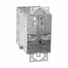 Product image for Crouse-Hinds Series TP238 3 x 2 x 3-1/2 Inch Steel Gangable Switch Box
