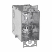 Product image for Crouse-Hinds TP244 3" x 2" x 3-1/2" Steel Gangable Switch Box