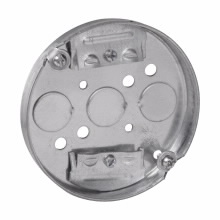 Product image for Crouse-Hinds TP267 4"x 1/2" Steel Round Ceiling Pan