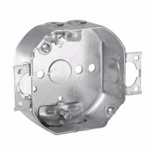 Product image for Crouse-Hinds Series TP306 4 x 1-1/2 Inch Steel Octagon Outlet Box