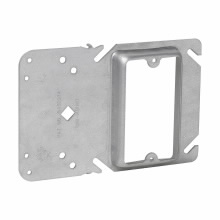 Product image for Crouse-Hinds Series TP32000 3/4 Inch Raised Steel 1-Gang Square Box Cover