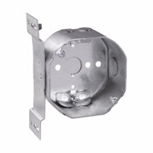 Product image for Crouse-Hinds TP320 4" x 2-1/8" Steel Octagon Outlet Box