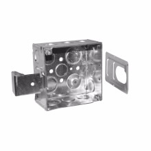 Product image for Crouse-Hinds Series TP403SSB 4 x 4 x 2-1/8 Inch Steel Welded Square Outlet Box