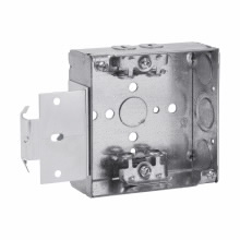 Product image for Crouse-Hinds Series TP454MSB 4 x 4 x 1-1/2 Inch Steel Welded Square Outlet Box