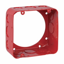 Product image for Crouse-Hinds Series TP564RED 4-11/16 x 4-11/16 x 2-1/8 Inch Steel Square Cover Extension Ring