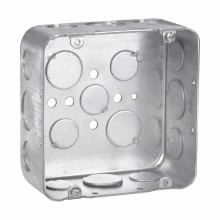 Product image for Crouse-Hinds TP566 4-11/16"x 4-11/16"x 2-1/8" Steel Square Cover Extension Ring