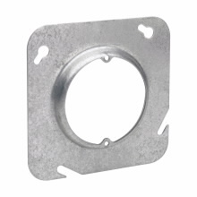 Product image for Crouse-Hinds TP569 4-11/16" Square Box Cover, 1/2" Raised, w/ Ears 2-3/4", 3.3cu.in, Steel
