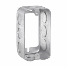 Product image for Crouse-Hinds TP600 4" x 2-1/8" x 1-7/8" Steel Utility Box Extension Ring