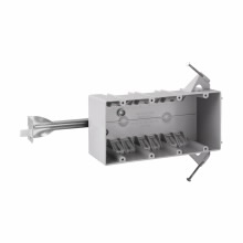 Product image for Crouse-Hinds Series TP6180 2-11/16 Inch PVC 4-Gang Switch Box