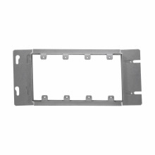 Product image for Crouse-Hinds TP655 10-5/8" 13/16" Raised Steel 4-Gang Box Cover