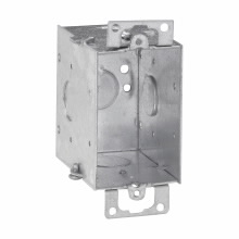 Product image for Crouse-Hinds Series TP678 3 x 2 x 2-3/4 Inch Steel Gangable Switch Box