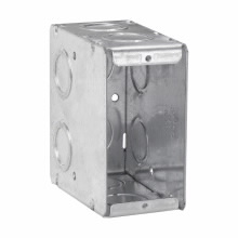 Product image for Crouse-Hinds TP690 1-5/16" x 3-1/2" x 3-3/4" Steel 1-Gang Masonry Box
