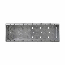 Product image for Crouse-Hinds TP695 11" x 3-1/2" x 3-3/4" Steel 6-Gang Masonry Box