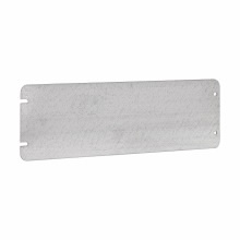 Product image for Crouse-Hinds Series TP805 12-7/16 Inch Steel Flat Blank 5-Gang Box Cover