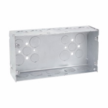 Product image for Crouse-Hinds Series TP870 6-13/16 x 2-1/2 x 4-1/2 Inch Steel 2-Gang Switch Box