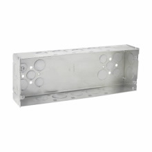 Product image for Crouse-Hinds Series TP873 12-1/4 x 2-1/2 x 4-1/2 Inch Steel 5-Gang Switch Box