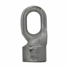 Product image for Crouse-Hinds UNE2 Flexible Fixture Hanger, Female, 125lb, 3/4"