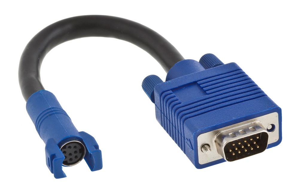 Hubbell Premise Wiring Products, Audio/Video Connector, D-Sub, 15-Pin,Male 8-Pin to Female, 8