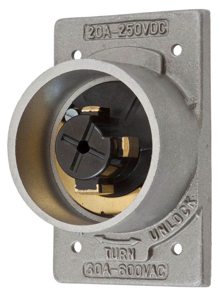 BRYN 20418 POW-INT FLG-RCPT 3P4W 30A 480V