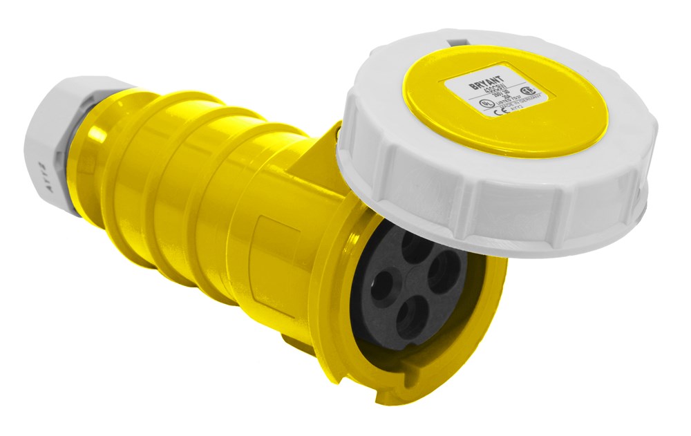 Hubbell 20 Amp 125 VAC Pin and Sleeve Connector 320C4W for sale online 