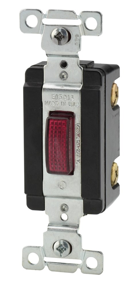 Switches and Lighting Controls, Pilot Unit, 120V AC, Red