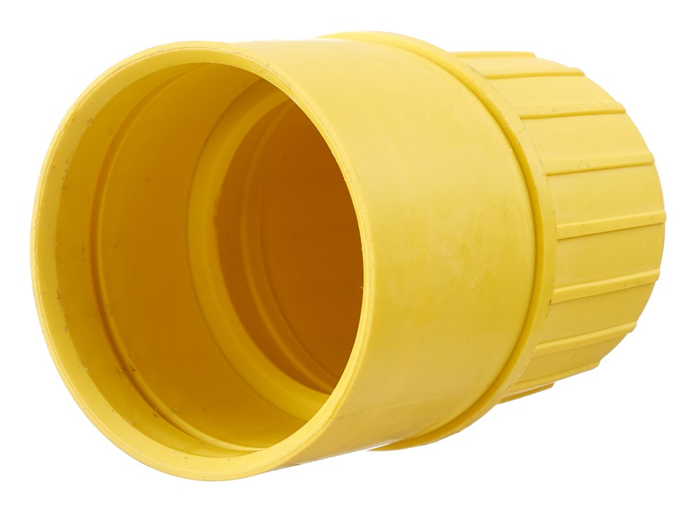 BRYN 5200-BC YELLOW THERMOPLASTIC ELASTOMER BOOT FOR USE W/15 AMP NYLON LOCKING & STRAIGHT BLADE CONNECTORS