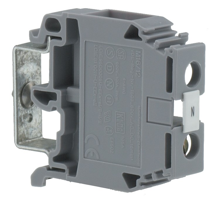 Switches and Lighting Controls, Industrial Grade, Manual Motor Controller Accessories, Panel Mount Rotary, Neutral Buss Connector