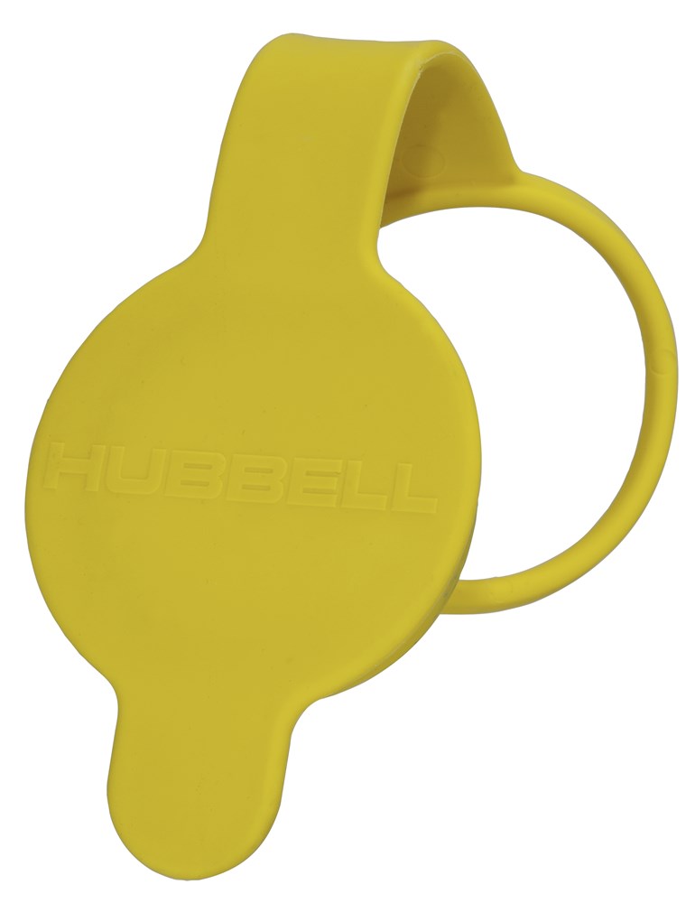 Watertight Series Replacement Caps, For use in 30A Locking, Yellow