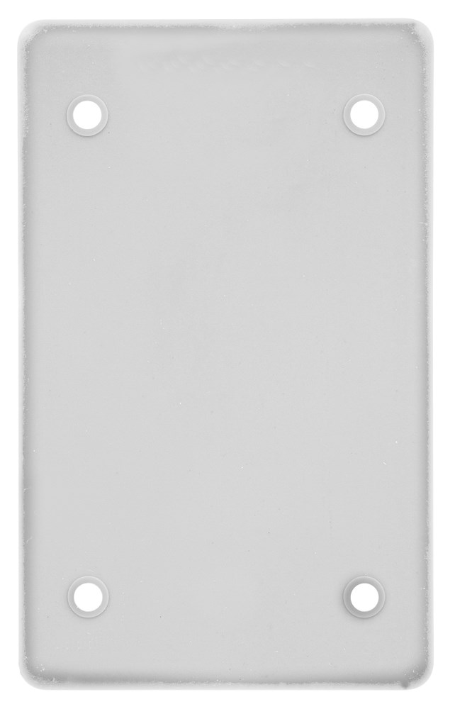Watertight Series, 1-Gang, Blank Plate, White